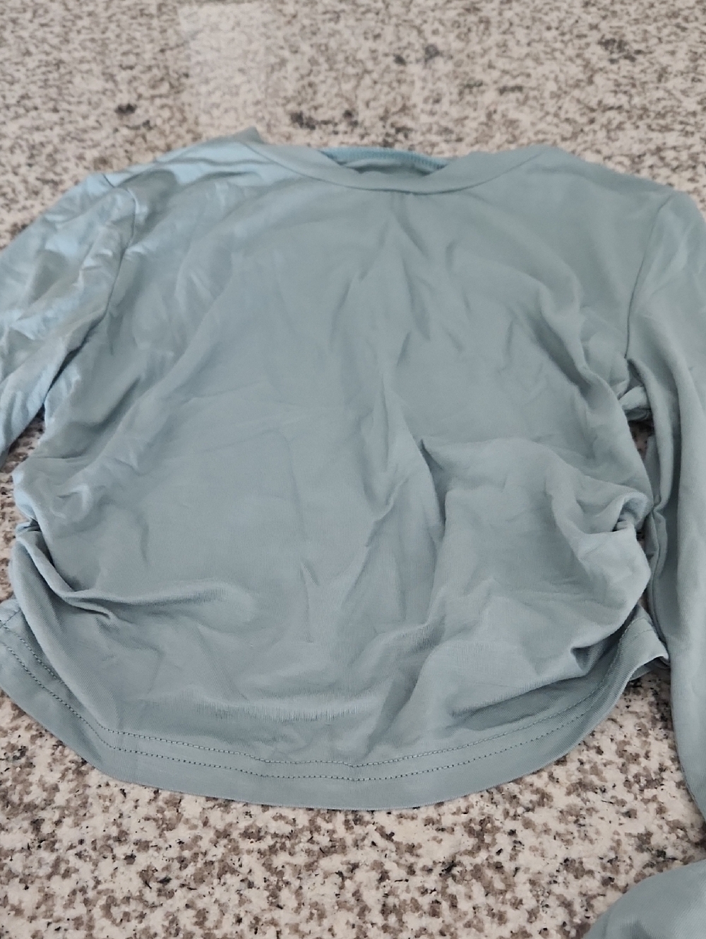 HALARA Light Sage Green Long Sleeve Crop Top